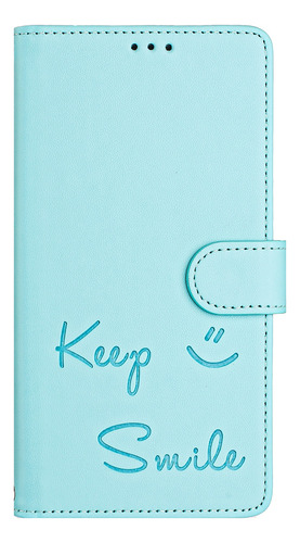 Funda De Piel Con Forma De Cara Sonriente Para Cubot Note 40/p50/a10/a20/a30/max 5, Cierre Magnético, Ranuras Para Tarjetas, Cartera