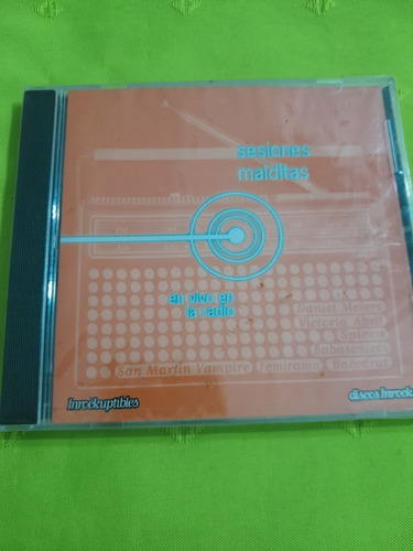 Cd Sesiones Malditas( Babasonicos/san Martin Vampire/melero