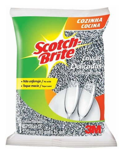 Esponja Prateada Scotch-brite 3m