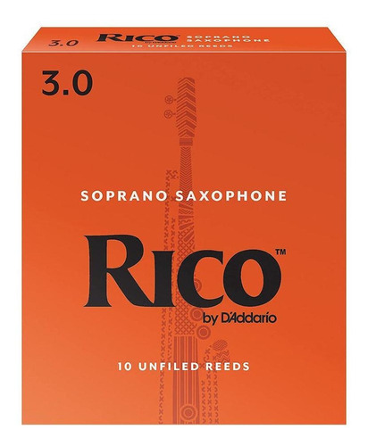 Cañas Sax Soprano Rico (caja C/10)
