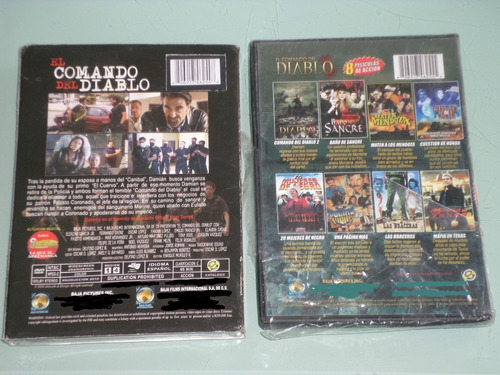 El Comando Del Diablo 1 Y 2 + 7 Peliculas Mexicanas-3 Dvd's (Usado)