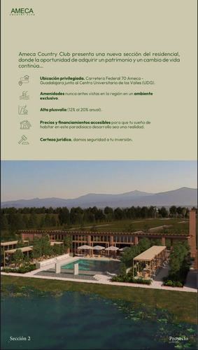 Gran Venta De Terrenos Residenciales En Cuvalles , Ameca Jalisco