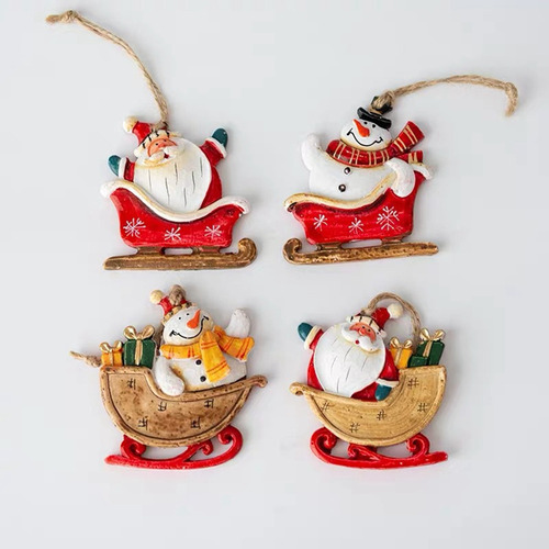 Colgante Pequeño De Resina Con Forma De Muñeco De Nieve Navi