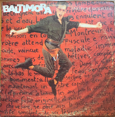 Disco Lp - Baltimora / Living In The Background. Album 