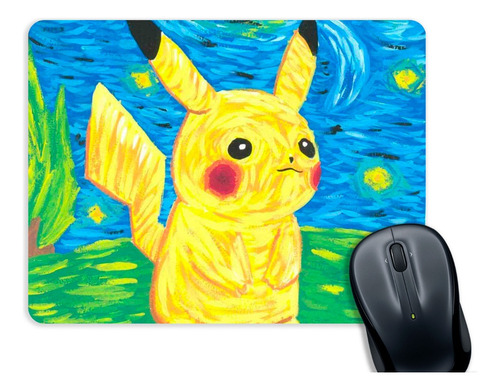 Mouse Pad De Pikachu Arte