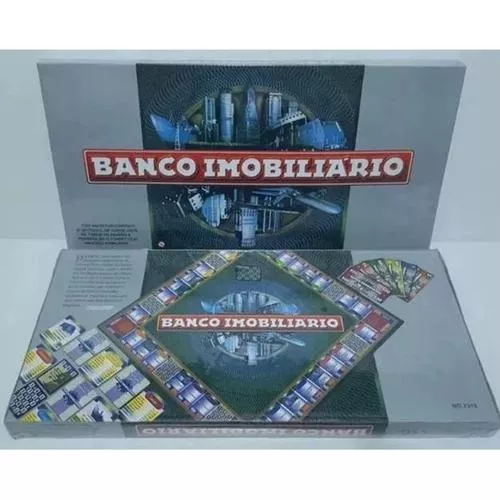 Clássico Jogo De Tabuleiro Banco Imobiliário Estrela