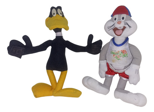 Peluche 22cm Bugs Bunny Pato Lucas Space Jam 1996 Mcdonald's Multicolor (Usado)