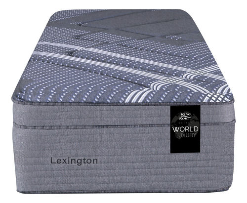 King Koil World Luxury Lexington Colchón De 190x100cm 1 1/2 Plaza De Resortes Con Pillow Viscoelástico