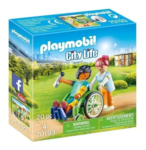 Playmobil City Life Paciente Silla De Ruedas  Sharif Express