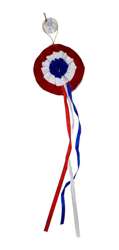 Imagen 2 de 3 de Pack De 12 Escarapela Listones Lasos Fiestas Patrias 23871-9