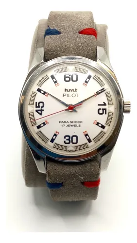 Reloj Hmt Pilot India 17 J Cuerda Buen Estado Timex Citizen