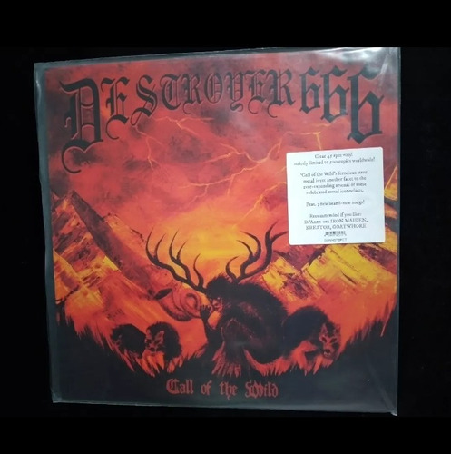 Destroyer 666- Call Of The Wild, Ep Vinyl 12 - 1era Ed (2018