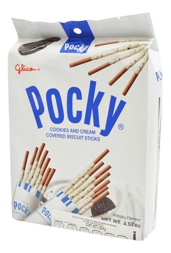 Imagen 1 de 1 de Pocky Cookies & Cream Family Pack, 129 G, Glico
