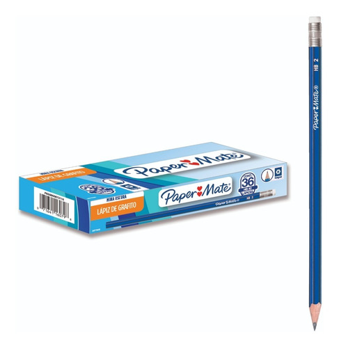 Lapiz Paper Mate Lapiz De Grafito Hb #2 Paquete Con 36 Pz