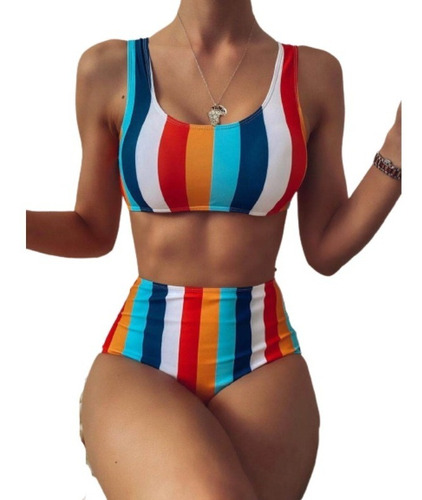 Bikini Traje De Baño Diseño Playa Mar Verano Mujer Conjunto 