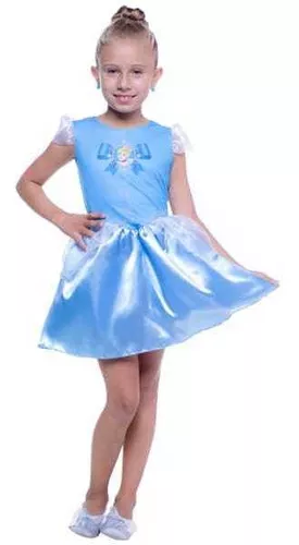 Fantasia Vestido Cinderela Infantil Original