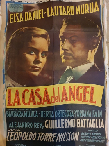 1 Afiche De Cine Antiguo- La Casa Del Angel-488