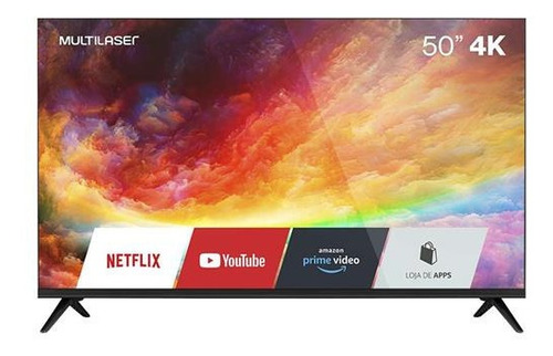 Imagem 1 de 10 de Smart Tv 50 Ultra Hd 4k Multilaser Tl032 3 Hdmi Usb Bivolt