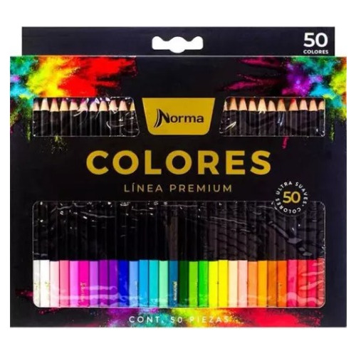 Colores Norma Línea Premium 50 Piezas