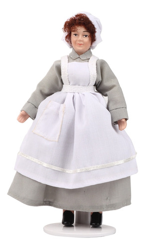 Muñeca De Porcelana En Miniatura, Modelo Chef Dollhouse, Ado