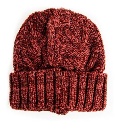 Gorro Tejido Bebé Niño Rojo Pillin