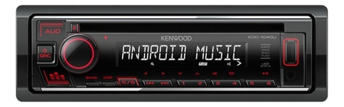 Autoestereo Kenwood Kdc-1040u Usb Aux Cd Mp3 Control Remoto