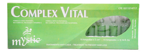 Kleravitex Mystic Complex - Ampollas Vitales Para Pérdida