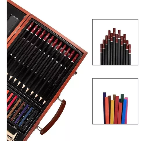 Set Kit De Dibujo Profesional 58 Piezas - $ 239.990  Kit de dibujo,  Dibujos profesionales, Lapices de dibujo profesional