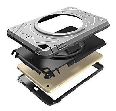 Imagen 3 de 6 de Apple iPad 2 3 4 Y Retina Case, Moona Hybrid Full Body 3 Cap