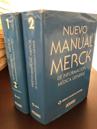 Libro Nuevo Manual Merck - 2 Tomos - Excelente Estado