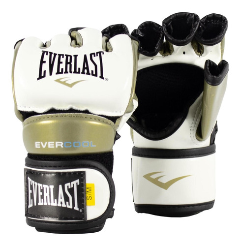 Guantes Mma Everstrike Mujer Blanco/dorado