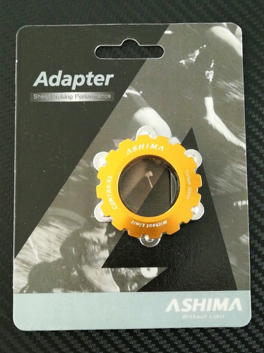 Imagen 5 de 5 de Ashima Adaptador Para Rotor De 6 Tornillos A Maza Centerlock
