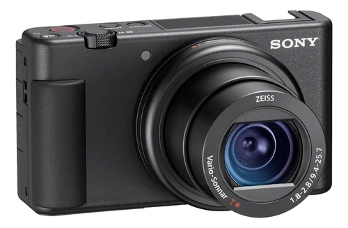 Cámara digital negra Sony Zv-1 de diseño compacto