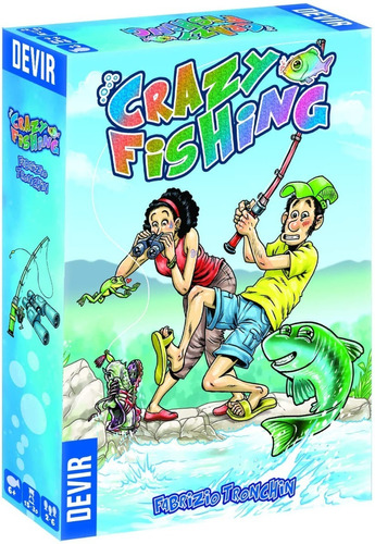 Juego De Mesa Familiar Crazy Fishing Original Devir Oficial 