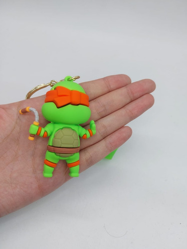 Llavero Tortugas Ninja Michelangelo Miguel Angel Dibujo Anim