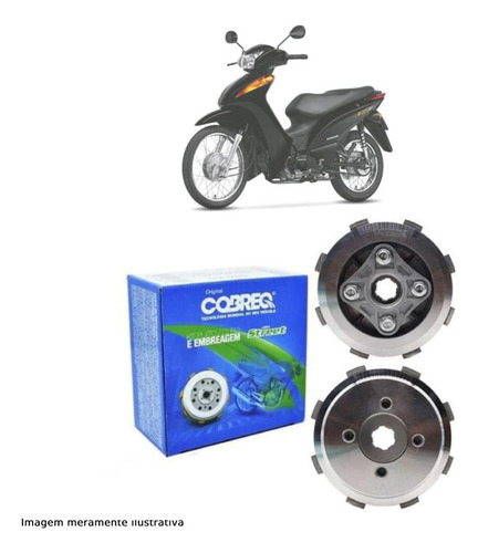 Kit Embreagem Cobreq Honda Biz 100 2012 Até 2015