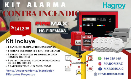 Kit Panel Contra Incendio Firemax