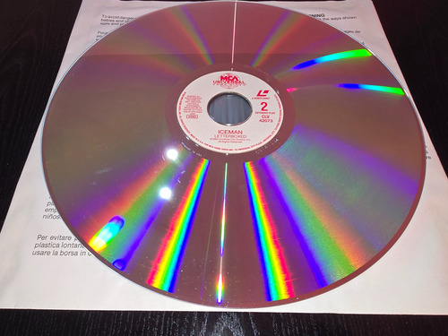 Laserdisc Pelicula Iceman 1984 Ingles En Impecable Estado ! (Usado)