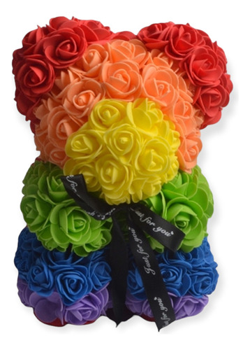 Oso De Rosas De Foamy Pride, Arcoíris, Multicolor