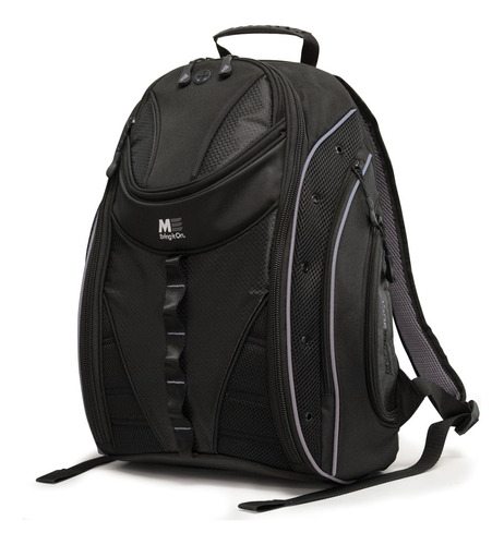 Mobile Edge Mochila Express 2.0 Negra Con Ribete Plateado P.