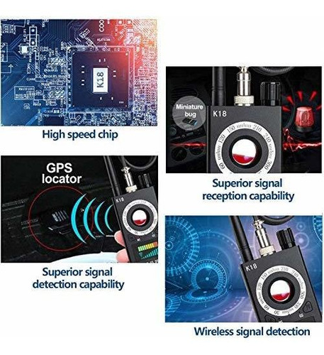 Detector Camara Oculta Antiespia Buscador Insecto Oculto
