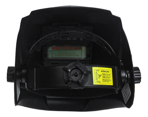 Kit Com 2 Máscara Solda Automática- Profissional Com Regulag Cor Preto Liso