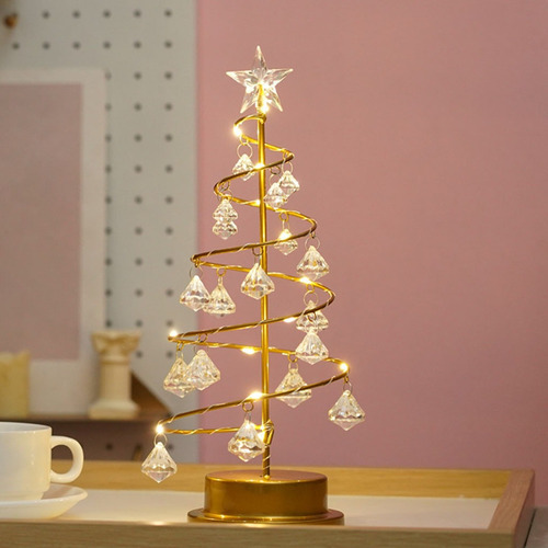 Lâmpada De Árvore De Natal Em Forma De Espiral, Luzes Led | Frete grátis