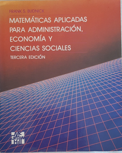 Matemáticas Aplicadas Para Administracion..