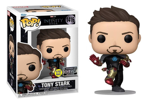Funko Pop! Exclusivo De Tony Stark 1416 Glow De Marvel (Usado)