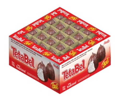 Tetabel Teta De Nega Chocolate Ao Leite C/50un - Bel