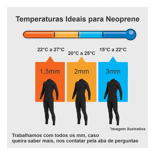 Long John 3mm Chest Zip Manga Longa Neoprene Scr Natação