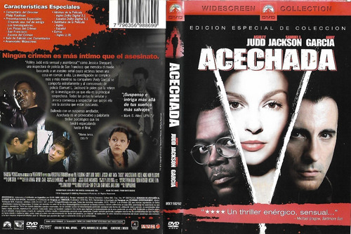 Acechada Dvd Twisted Ashley Judd Samuel Jackson Andy Garcia