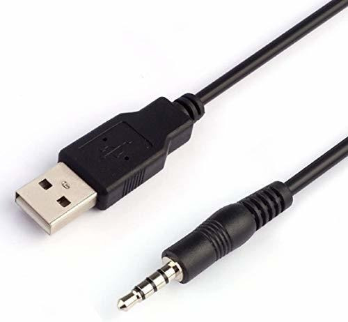 Conector De Audio Auxiliar Macho De 3,5 Mm A Usb 2.0 Cable D