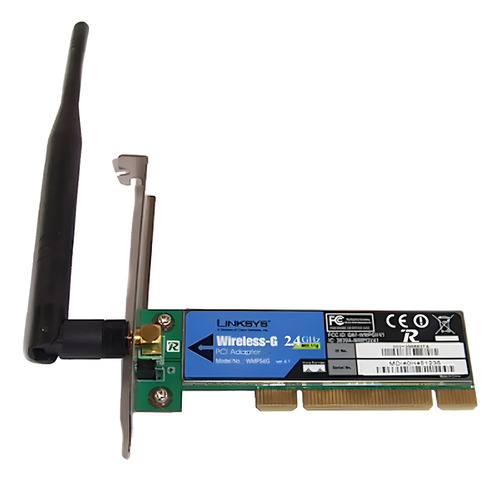 Tarjeta De Red Cisco Linksys Wireless-g Pci Adapter Wmp54g